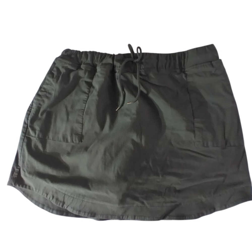 Cato Dark Green Drawstring Skort Size 18W Tennis Golf Pickle Ball
